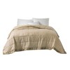 JUJABU 90"x96" Oversized Down Alternative Blanket with Satin Trim – Hypoallergenic, Moisture-Wicking - 4 of 4