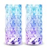 Bell + Howell Crystal Acrylic Lamp 2 Pack LED Rechargeable Touch & Remote Control Color Changing Mood Lights - 2 of 4