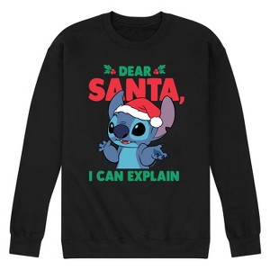 Men's - Lilo and Stitch -  Graphic Fleece Sweatshirt - 1 of 4