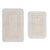Casual Elegence Collection Cotton Reversible Tufted Set of 2 Bath Rug Set - Home Weavers - 2 of 4