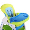 Acoinel Convertible High Chair,Booster Seat with Safety Belt Feeding Tray - 2 of 4