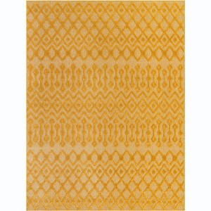 Unique Loom    Outdoor Trellis Textured Osage Area Rug - 1 of 4