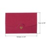 Unique Bargains Blank Paper Mini Vintage DIY Greeting Card Envelopes 20 Pcs - 2 of 4