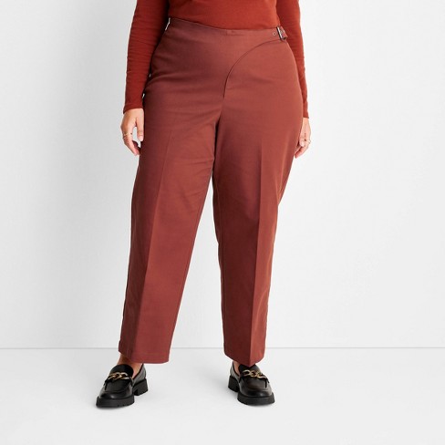 Women's High-waisted Fold Over Cargo Pants - Future Collective