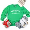 Simply Sage Market Women's Graphic Sweatshirt North Pole University Santa - 3 of 4