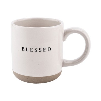 Sweet Water Decor Blessed Stoneware Coffee Mug -14oz : Target