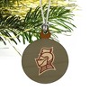 Bellarmine University Secondary Logo Mini Small Tiny Wood Christmas Tree Holiday Ornament - 3 of 4