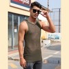Men's Mesh Tank Top Fishnet Fitted Sleeveless Muscle Round Neck Top - 4 of 4