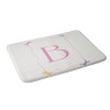 Deny Designs April Lane Art Simple Bow Monogram Memory Foam Bath Mat - 2 of 4