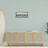 Stupell Industries Varied Boats Docked Port Marina Floating Frame Canvas Art, Gold, 25" x 11" - 3 of 4