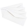 JAM Paper 50pk #11 Business Envelopes - 4 1/2 x 10 3/8 - White: Wet and Seal, Gummed Flap, Mailing, Stationery, Office Use - 3 of 4