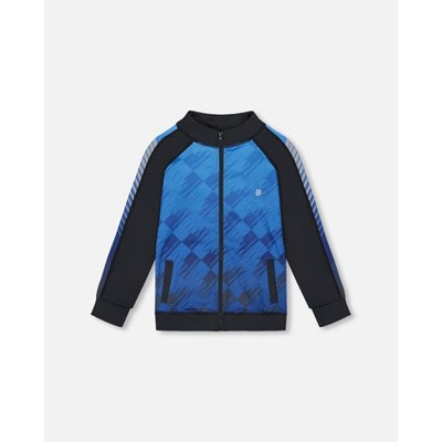 blue and black