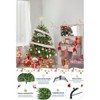 Acekool Prelit Green North Valley Spruce Tree, Artificial Pine with Stand, Two Lighting Effects, Indoor Holiday Decoration - 2 of 4