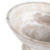 Storied Home Boho Wood Pedestal Serving Bowl - 4 of 4
