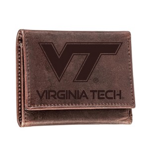 Evergreen Virginia Tech University Crazy Horse Collection Tri-Fold Wallet - 1 of 1