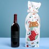 Big Dot of Happiness Cat Christmas Wine Gift Bags, Funny Pets Holiday Party Hostess Thank You Wine Bottle Gift Wrap, Bulk Holiday Paper Bags - 12 ct - 2 of 4