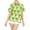 HAPPY BAY Hawaiian Shirts Womens Casual Summer Party Blouses Shirt Dressy Blouse Short Sleeve Button Up Dress Tops Tee Shirts T Shirts - image 4 of 4