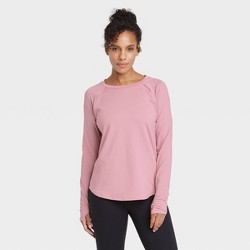 Women's Long Sleeve Ribbed T-shirt - A New Day™ : Target