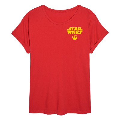 Women's - Star Wars - Rebel Group Oversized Graphic T-Shirt