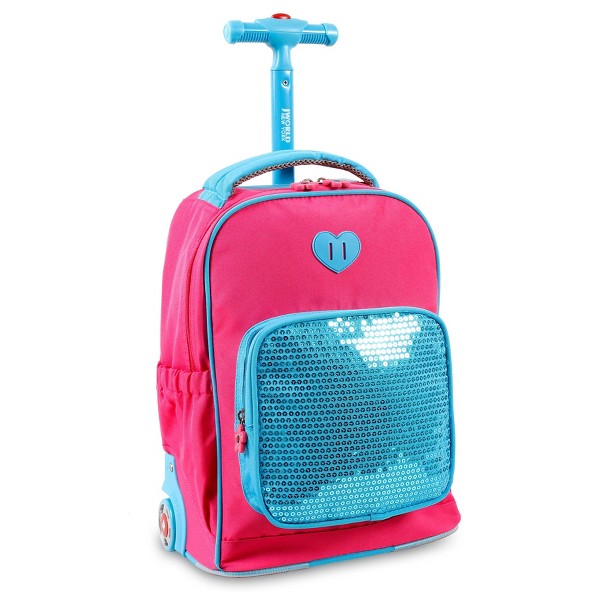 Mochila rodante J World Sparkle para niños 2