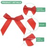Unique Bargains Polyester Craft DIY Decorative Ribbon Twist Tie Bows 2.4x2.8" 100 Pcs - 2 of 4