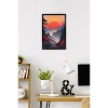 Trends International Andreas Magnusson - Sunset In The Mountains Framed Wall Poster Prints Black Framed Version 14.725" x 22.375" - 2 of 4