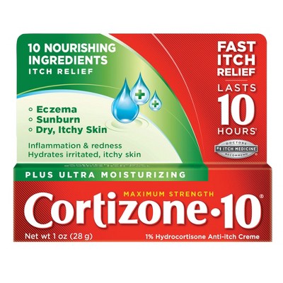 Cortizone 10 Plus Ultra Moisturizing Anti-Itch Crème - 1oz