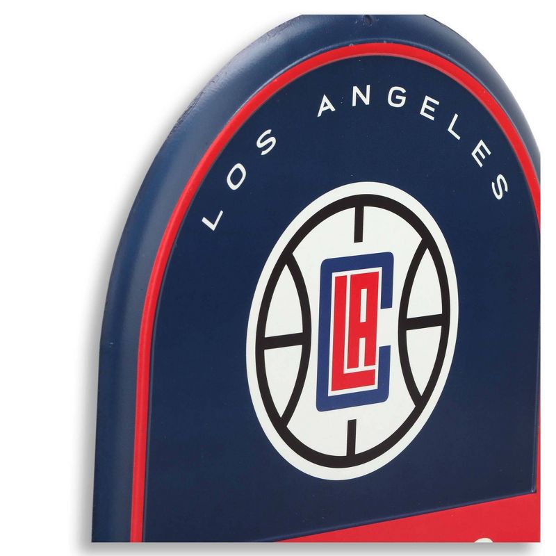 NBA LA Clippers Embossed Metal Pill Wall Sign, 4 of 5
