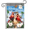 Briarwood Lane Spring Garden Flag 12x18 For Outdoor Bless This Home Cardinal For Spring Garden Flag Flags For Outside - 2 of 4
