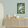 Stupell Industries Heron Among Pond Lilies Black Framed Floater Canvas Wall Art - 2 of 4