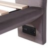 NicBex Queen/Full Size Upholstered Bed Frame with Sensor Light and Charging Station for Adults - 4 of 4