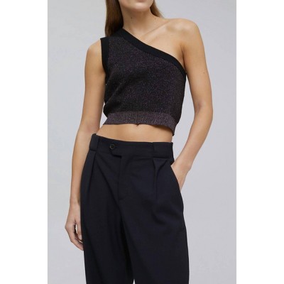 One-Shoulder Knit Top