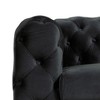 Contemporary  with Deep Button Tufting Dutch Velvet -Morden Fort - 4 of 4