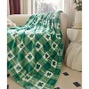Fisfet Elegant Comfort Velvet Touch Ultra Plush Christmas Holiday Printed Fleece Throw/Blanket - 4 of 4