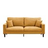 Kumasinova 58"/75" 2/3 Seater Corduroy Couch,Space-Saving Sleeper Sofa with Plush Cushions,Couchs for Living Room,Bedroom&Apartment,Small Space - 3 of 4