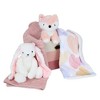 Lambs & Ivy Pink/White 5-Piece Luxury Infant / Newborn / Baby Gift Basket - 4 of 4