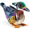 Folkmanis Puppets Mini Wood Duck Finger Puppet 8006 - 2 of 4