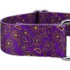 Country Brook Petz 2 Inch Purple Paisley Martingale Dog Collar (Extra Large) - 4 of 4