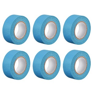 Unique Bargains Strong Adhesion No Sticky Residue DIY Crafts Masking Tapes 1" x 21 Yards 6 Pcs - 1 of 4