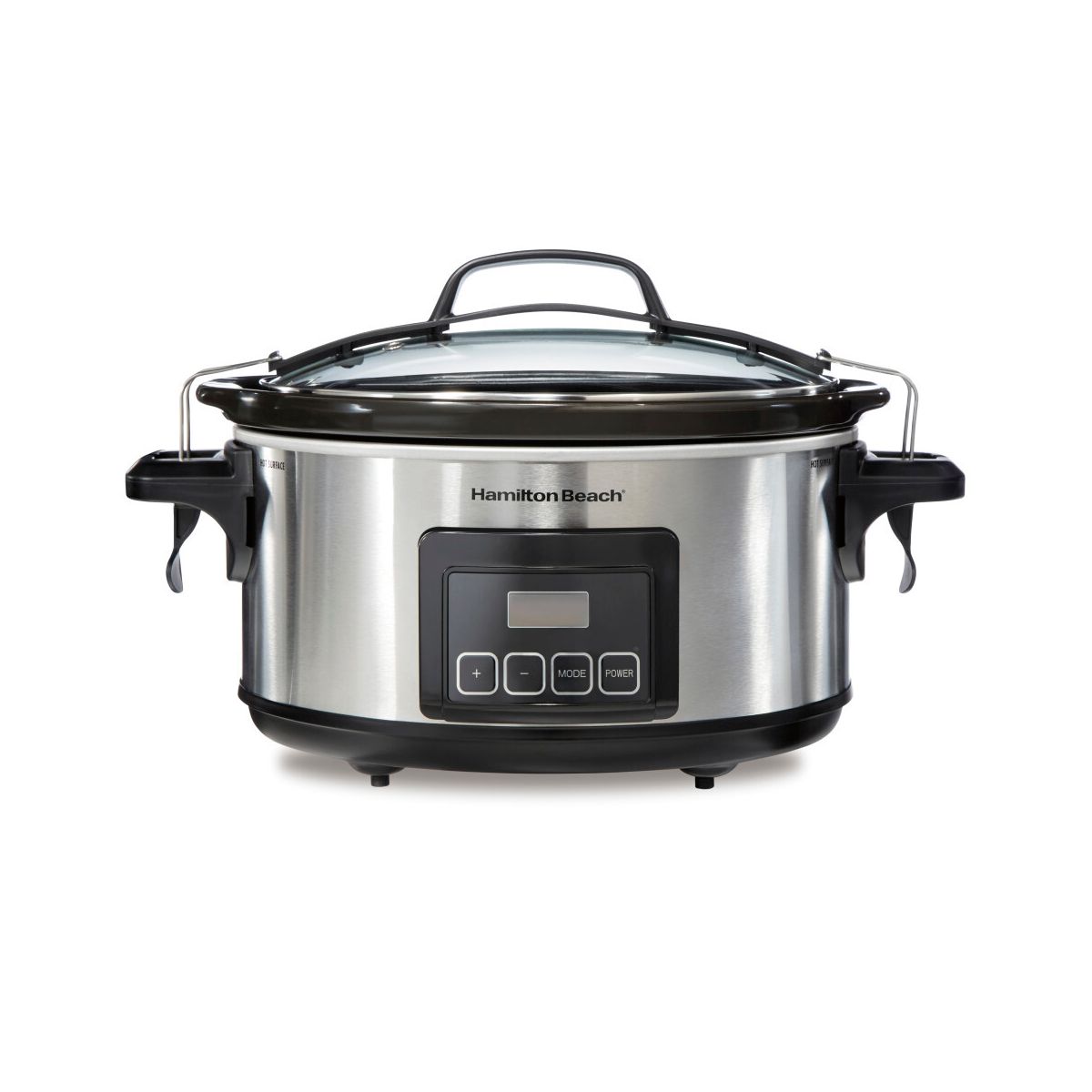 Hamilton Beach 6qt Programmable Cooker - Silver: Slow Cooker with Temperature Control & Automatic Shut-Off