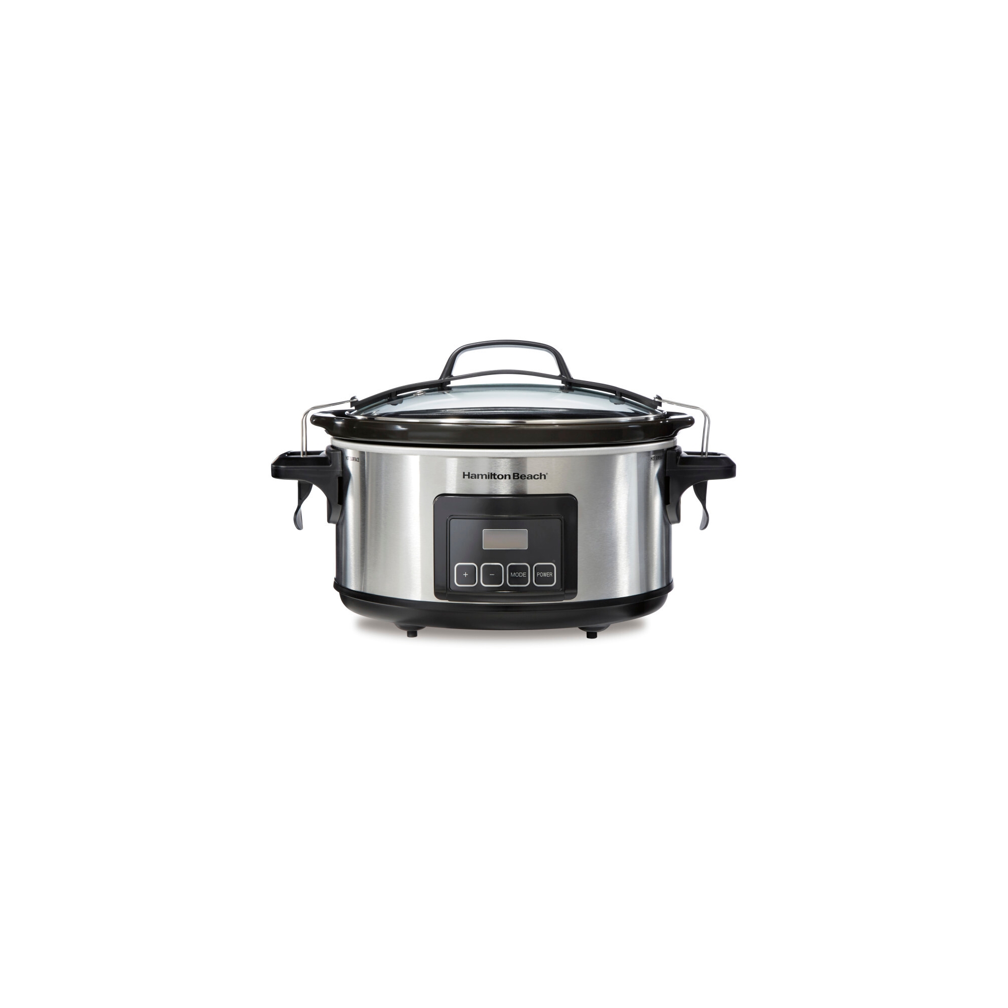 Hamilton Beach 6qt Programmable Cooker - Silver: Slow Cooker with Temperature Control & Automatic Shut-Off