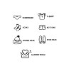 4pcs Large Closet Logo Sticker Removable Personalized Clothes Organizer Banner Sticker - 3 of 4