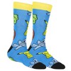 Pokemon Crew Socks Men's Kanto Starters Pikachu Squirtle Bulbasaur Charmander 1 Pair Socks for Shoe Size 8-12 Multicolored - 2 of 4