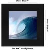 Americanflat 4x4 Picture Frame -- Gallery Style Frames Made of Engineered Wood - Square Frame for Tabletop and Wall Display - Black - 2 of 4