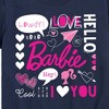 Boys' - Barbie - Barbie Valentine's Collage Short Sleeve Graphic T-Shirt - 2 of 4