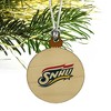 Southern New Hampshire University Primary Logo Mini Small Tiny Wood Christmas Tree Holiday Ornament - 3 of 4
