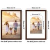 Americanflat Picture Frame with Oval Mat Insert and Shatter-Resistant Glass - Signature Collection - Photo Frame for Wall Display - 2 of 4