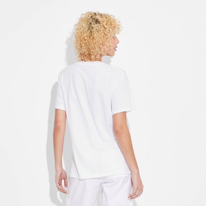 Women's Blink 182 Short Sleeve Graphic T-Shirt - White, 2 of 4