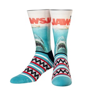 Odd Sox, Jaws, Funny Novelty Socks, Large - 1 of 3