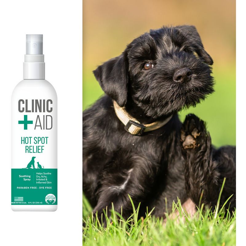 Clinic Aid Hot Spot Relief Soothing Spray for Dogs and Cats - 8 fl oz, 5 of 7